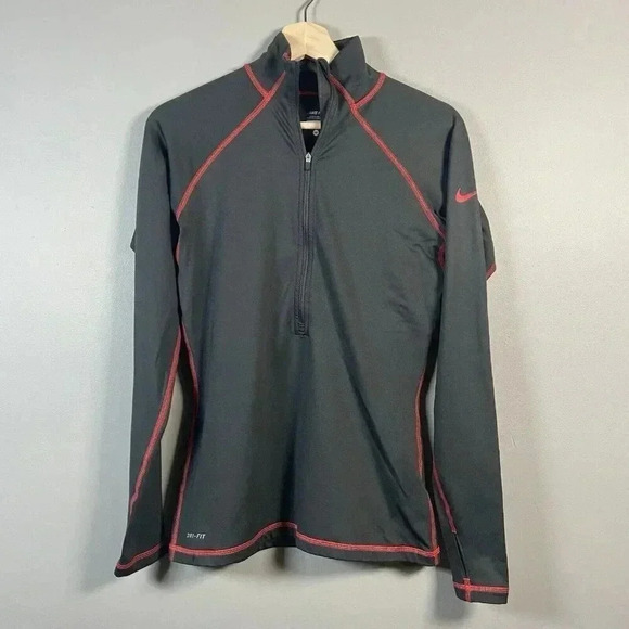 Nike Therma-Fit Running/Golf 1/4 Zip Pullover Long Sleeve Men’s Size Medium Gray - Picture 1 of 9